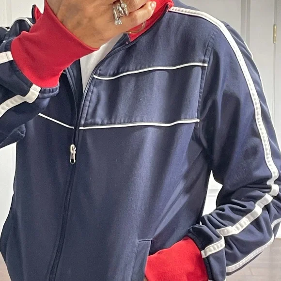 Vintage Levis Zip Up Warm Up Jacket Size M - Picture 2 of 13